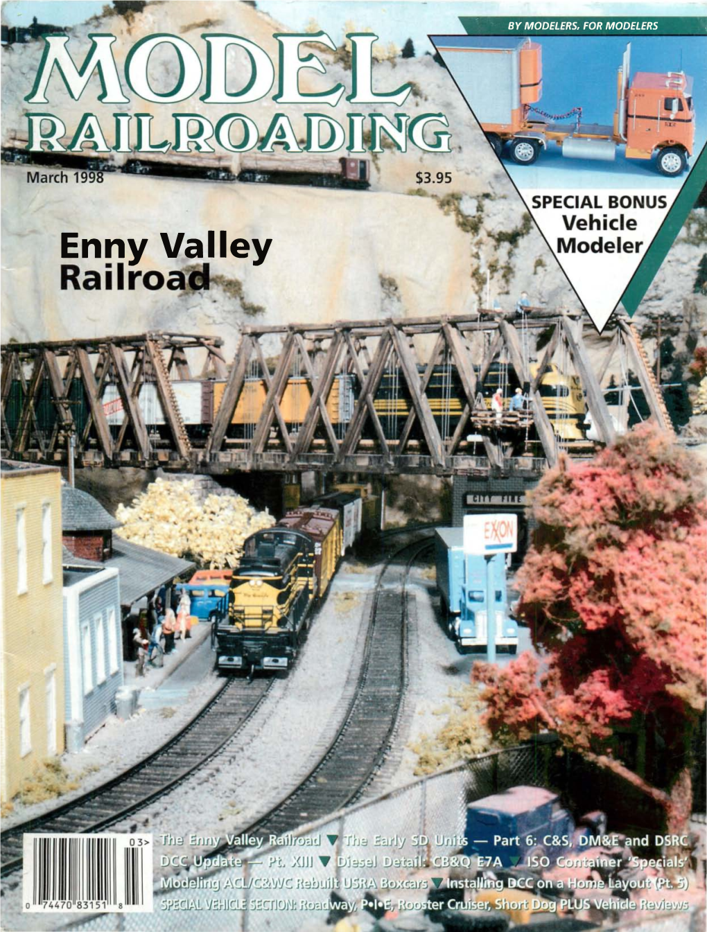 Enny Valley Railroa Air Conditioning Unit Brake Cylinders Water Tanks and Equipment Boxes MODEL RAILROADING March 1998 VOLUME 28 NUMBER 3