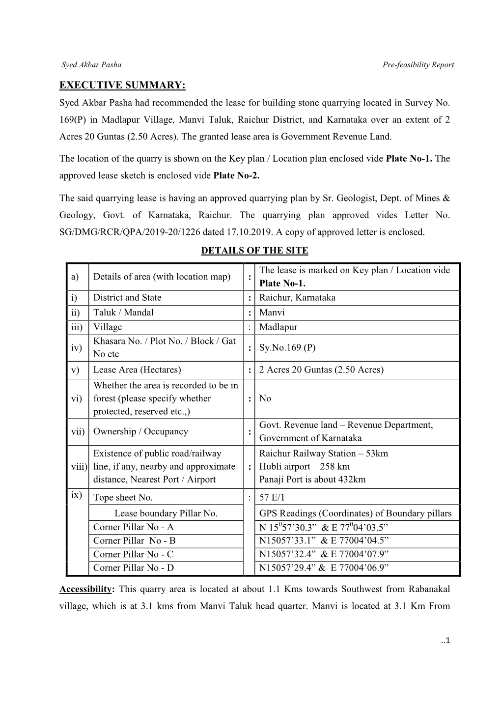 Feasibility Report