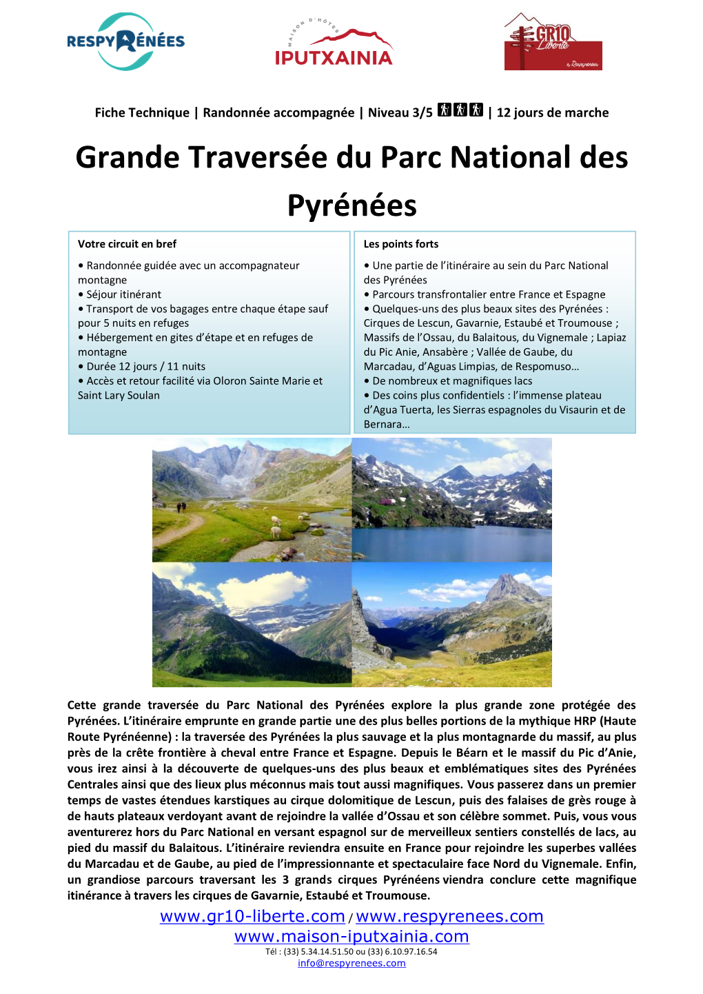 Grande Traversée Du Parc National Des Pyrénées