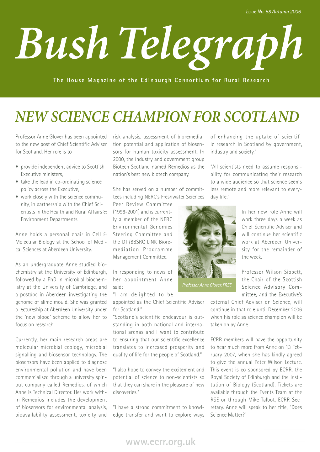 New Science Champion for Scotland