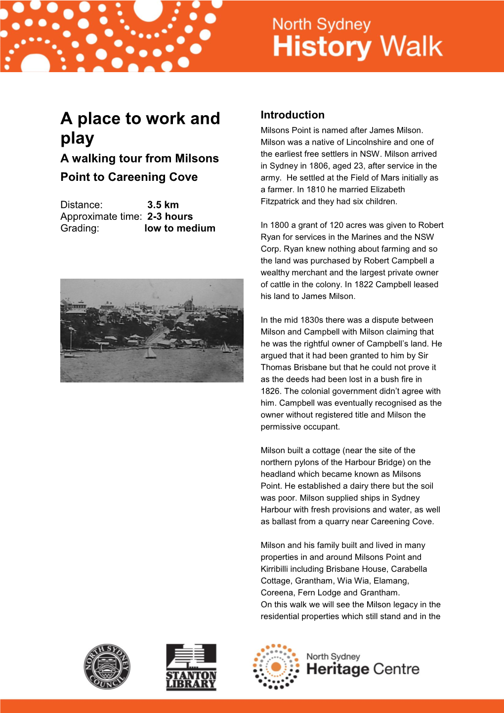 North Sydney History Walk: a Place to Work and Play Page 2