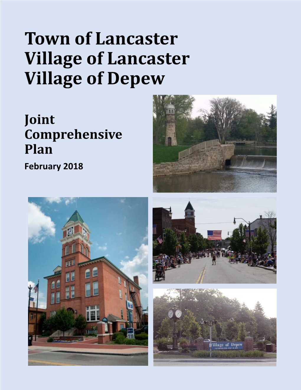 Town of Lancaster Village of Lancaster Village of Depew