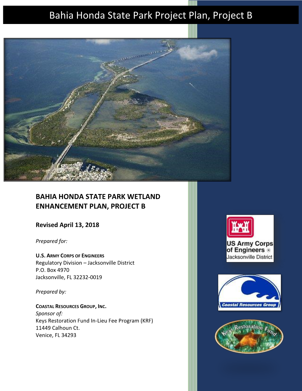 Bahia Honda State Park Project Plan, Project B