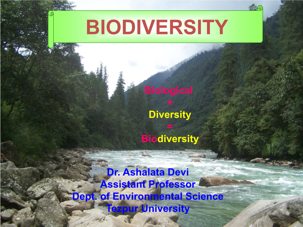 Biodiversity Conservation – Role of Sacred Groves