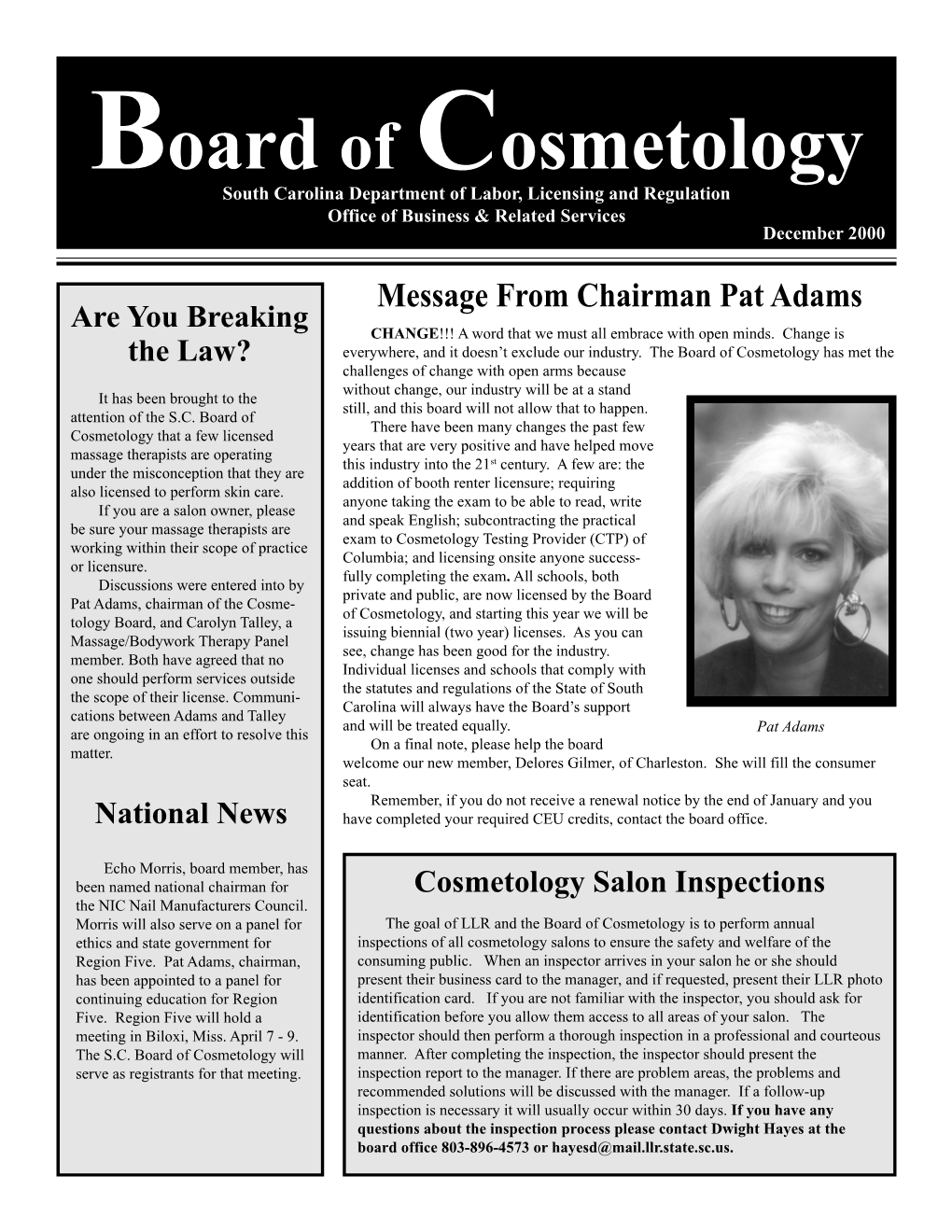 Cosmetology News Dec 98