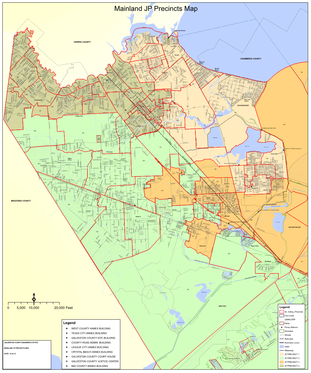Mainland JP Precincts Map