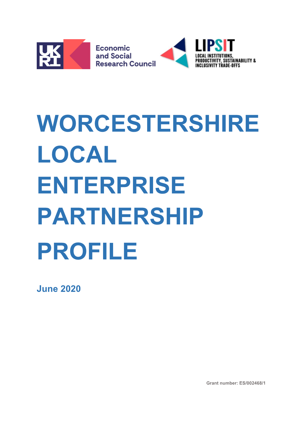Worcestershire LEP Profile
