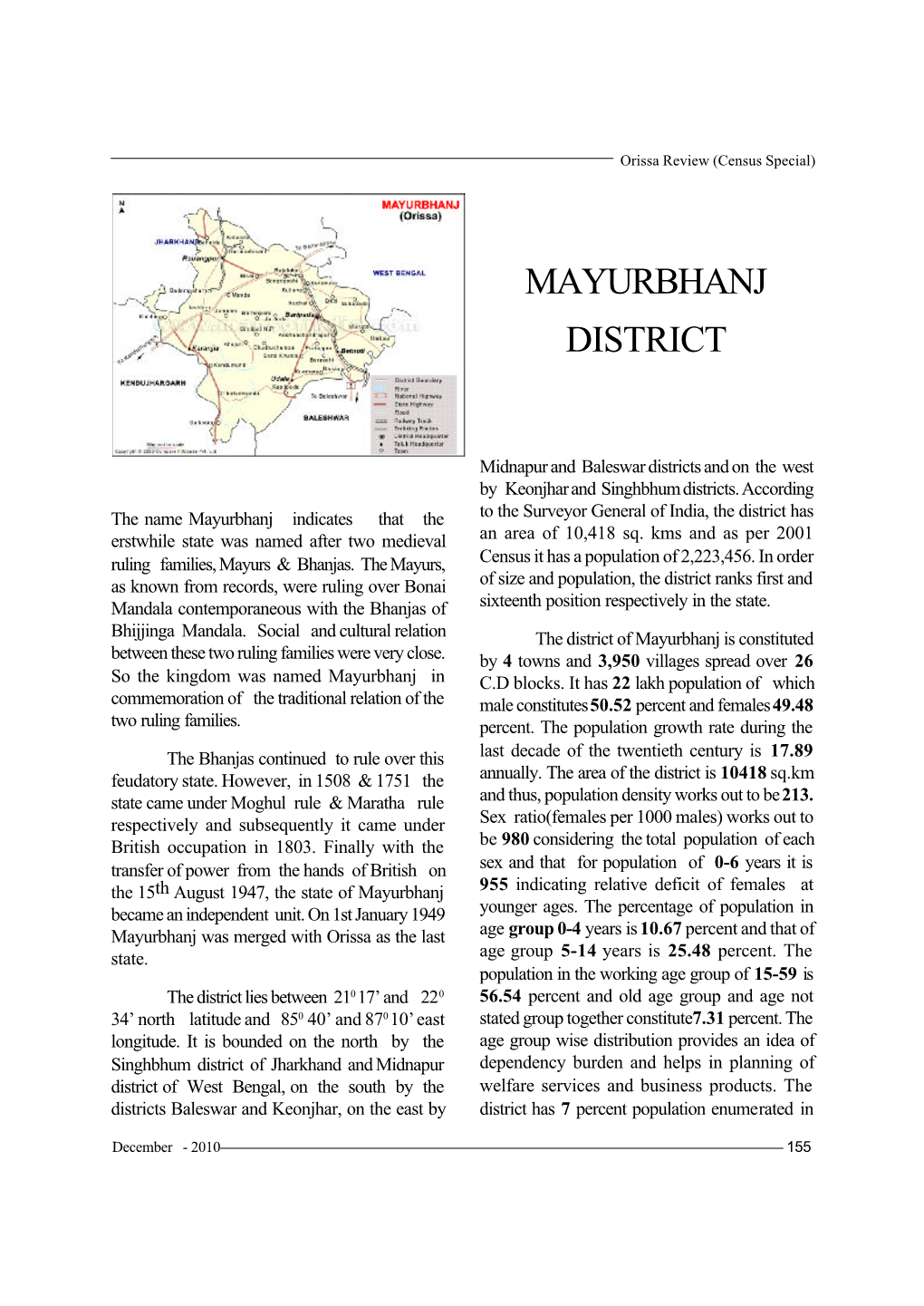 Mayurbhanj District