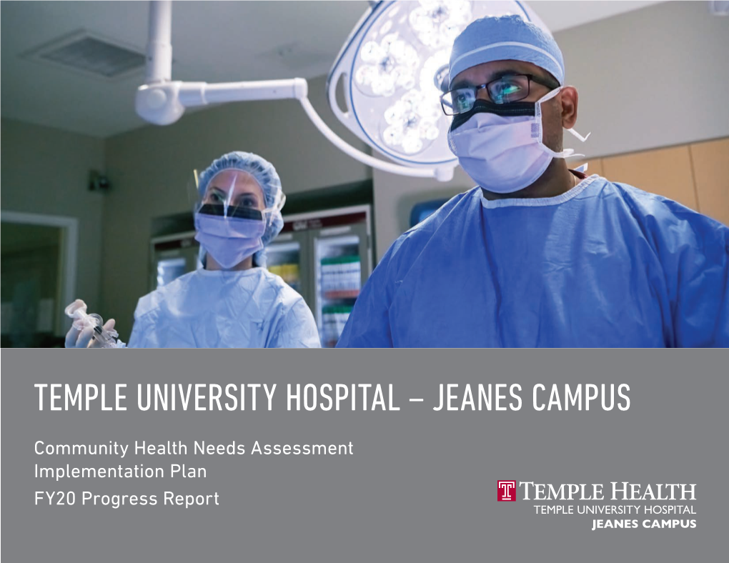 Jeanes Campus Progress Report