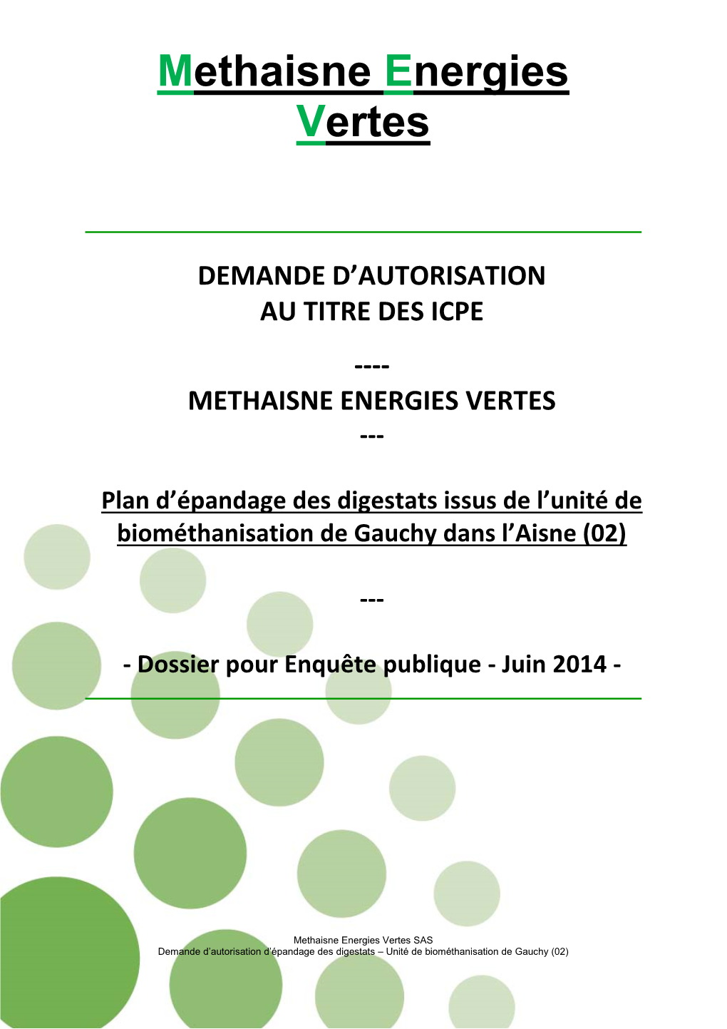 Methaisne Energies Vertes