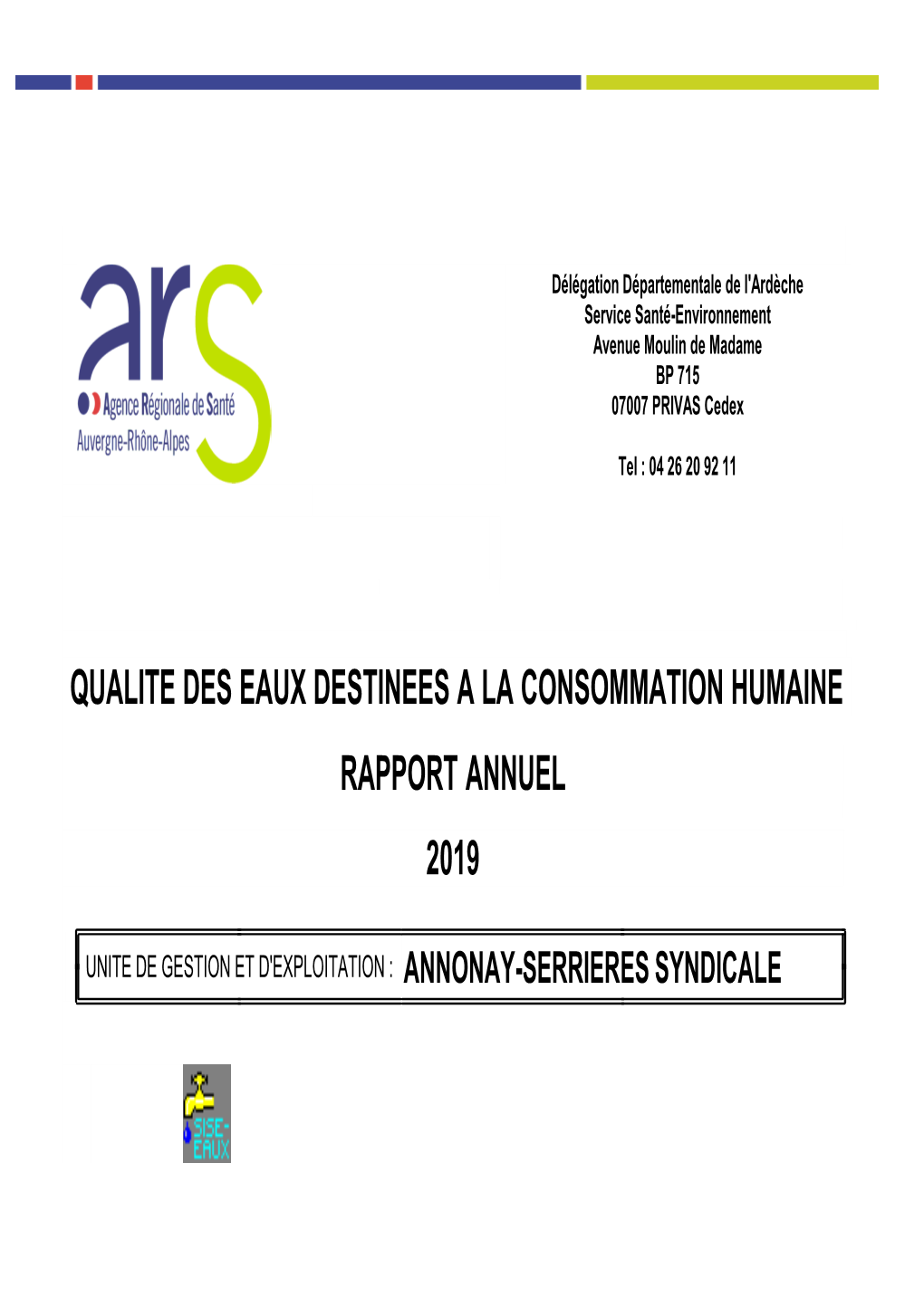 Rapport Au Maire Annonay Serrieres 2019.Re