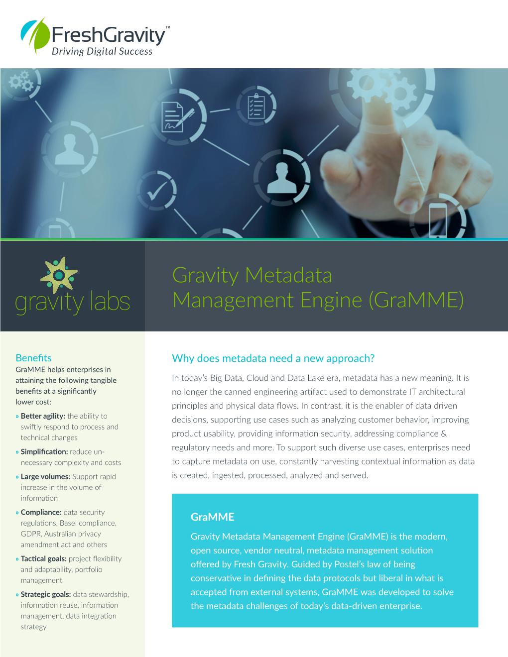 Gravity Metadata Management Engine (Gramme)