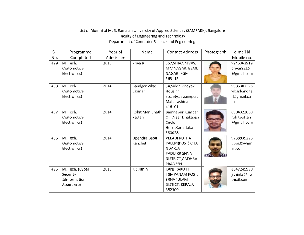 Computer Science and Engineering