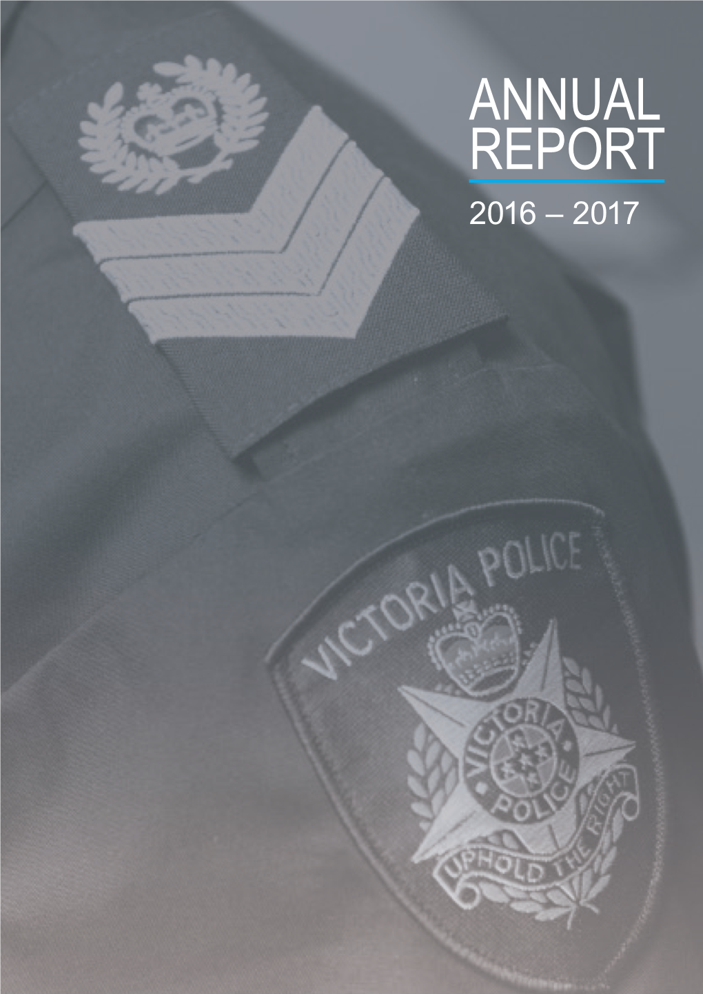 Victoria Police Annual Report 2016-17 Pdf 1.67 MB
