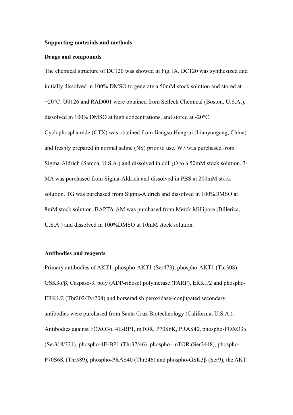 Supporting Materials and Methods