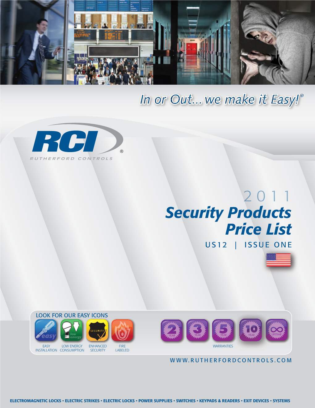 2011 Security Products Price List