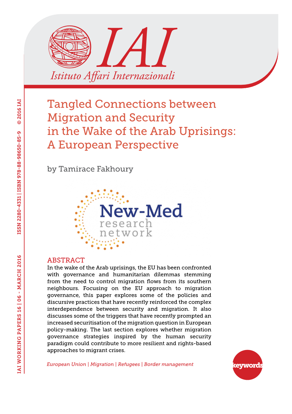 Tangled Connections Between Migration and Security in the Wake