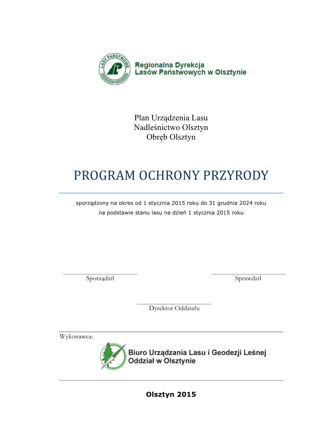 Program Ochrony Przyrody