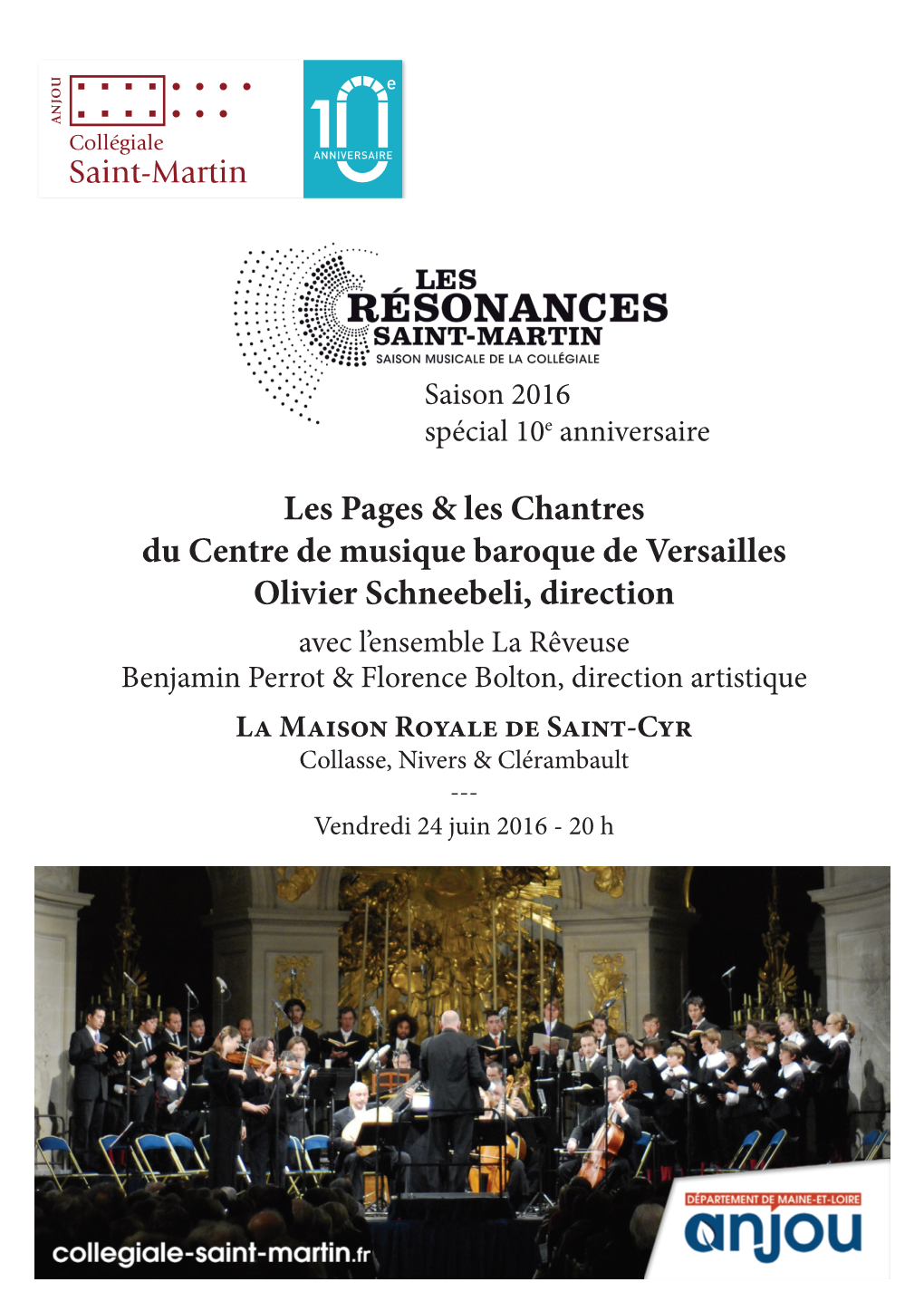 Les Pages & Les Chantres Du Centre De Musique Baroque De Versailles