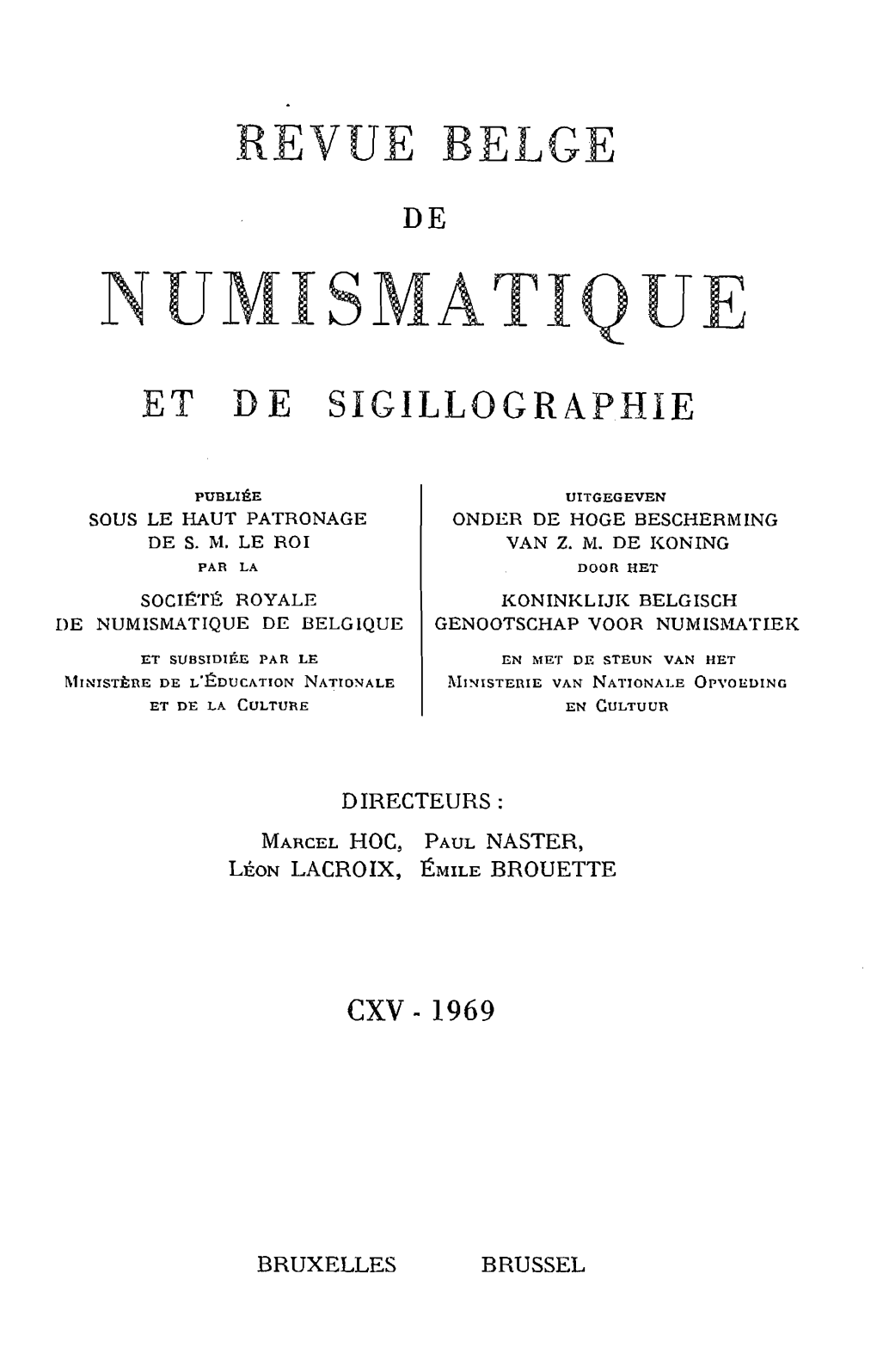 Numismatique