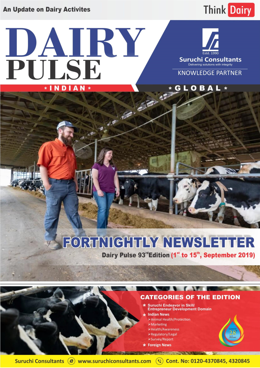 93Rd Edition Dairy Pulse 1St to 15Th Sep. 2019