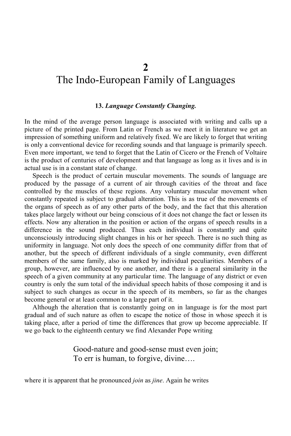 2 the Indo-European Family of Languages