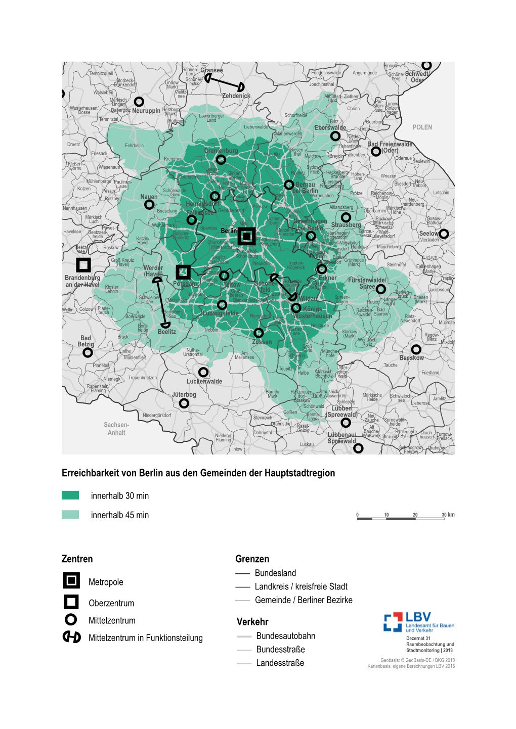 Detailkarte Erreichbarkeit Berlin