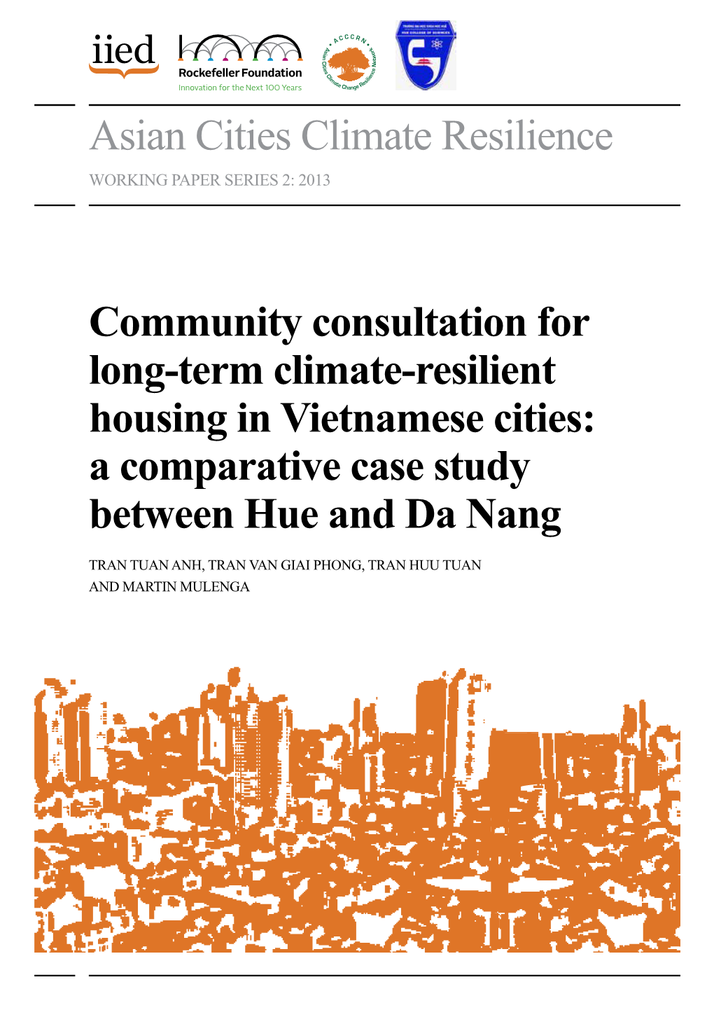 Asian Cities Climate Resilience Community Consultation for Long