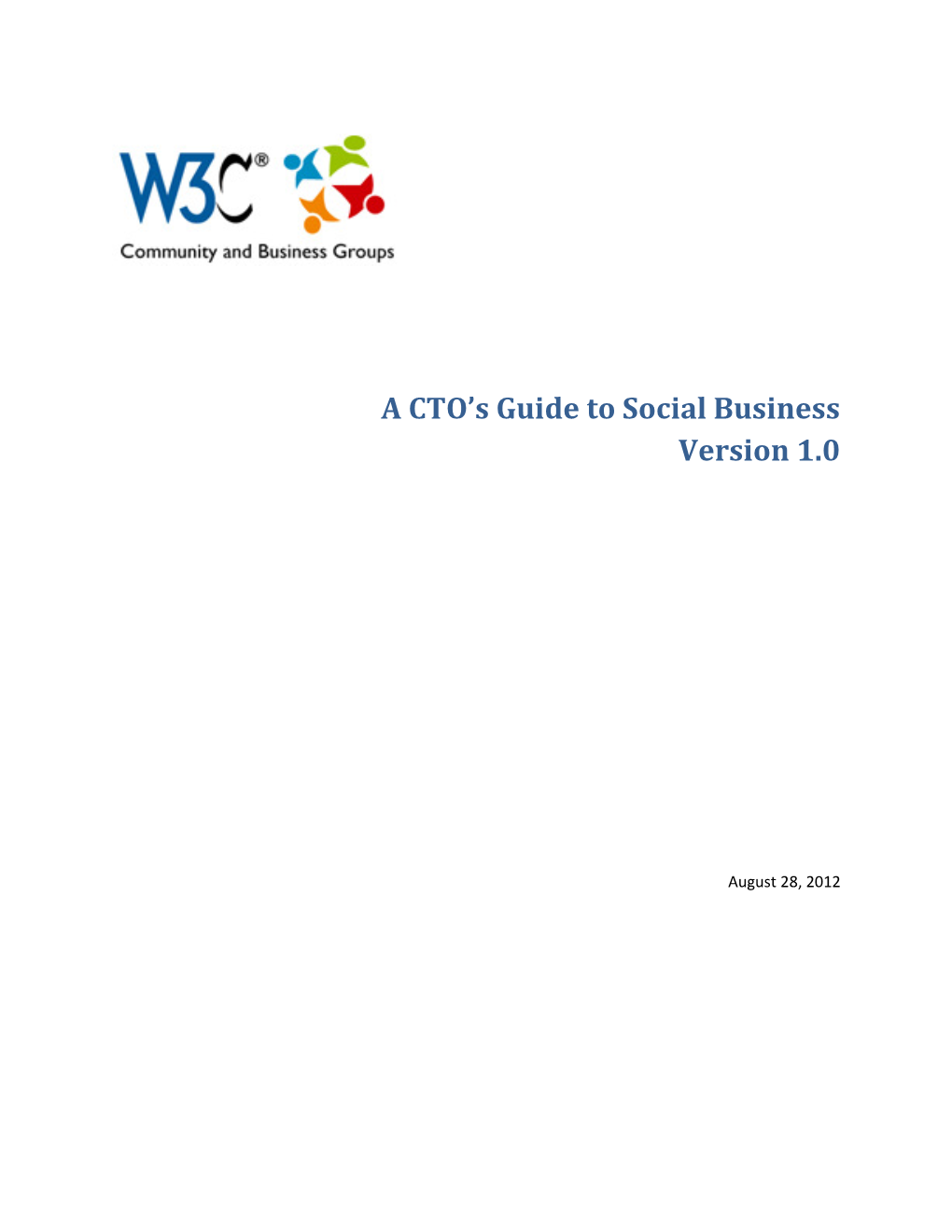 A CTO's Guide to Social Business Version
