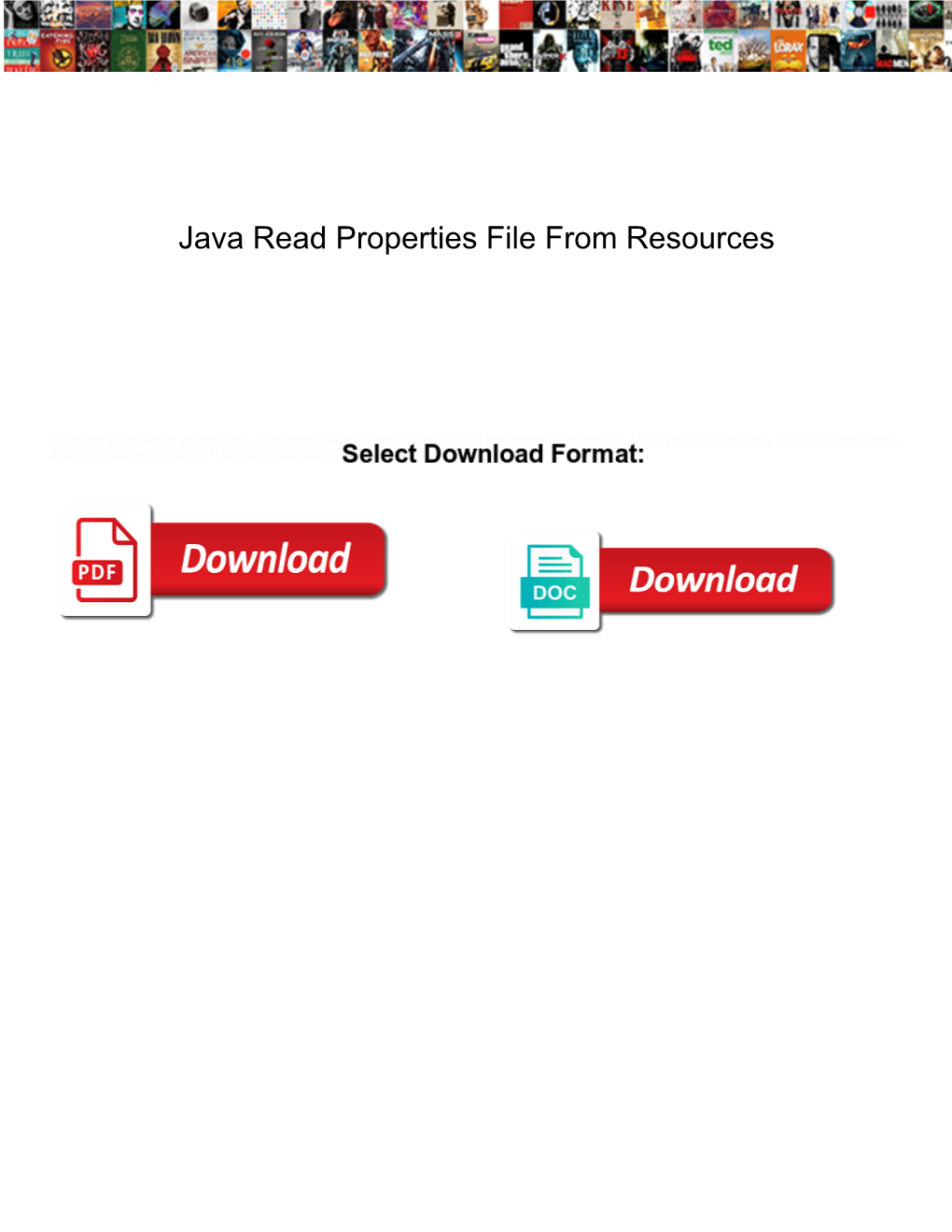 Java Read Properties File from Resources