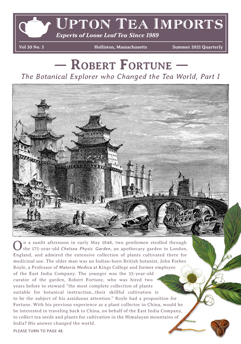 — Robert Fortune — the Botanical Explorer Who Changed the Tea World, Part I