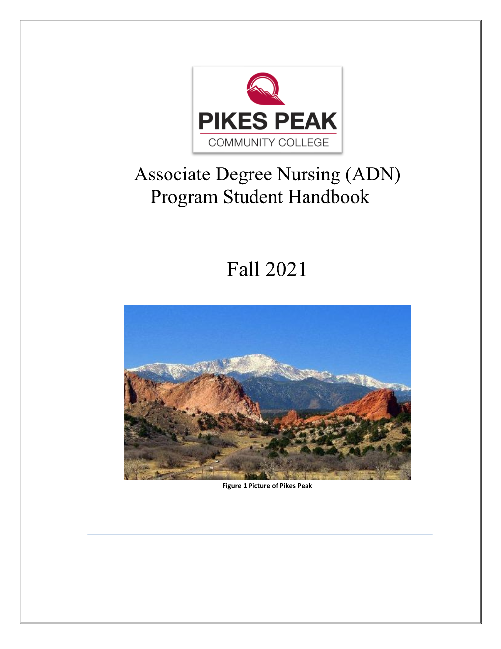 Fall 2021 Nursing Student Handbook