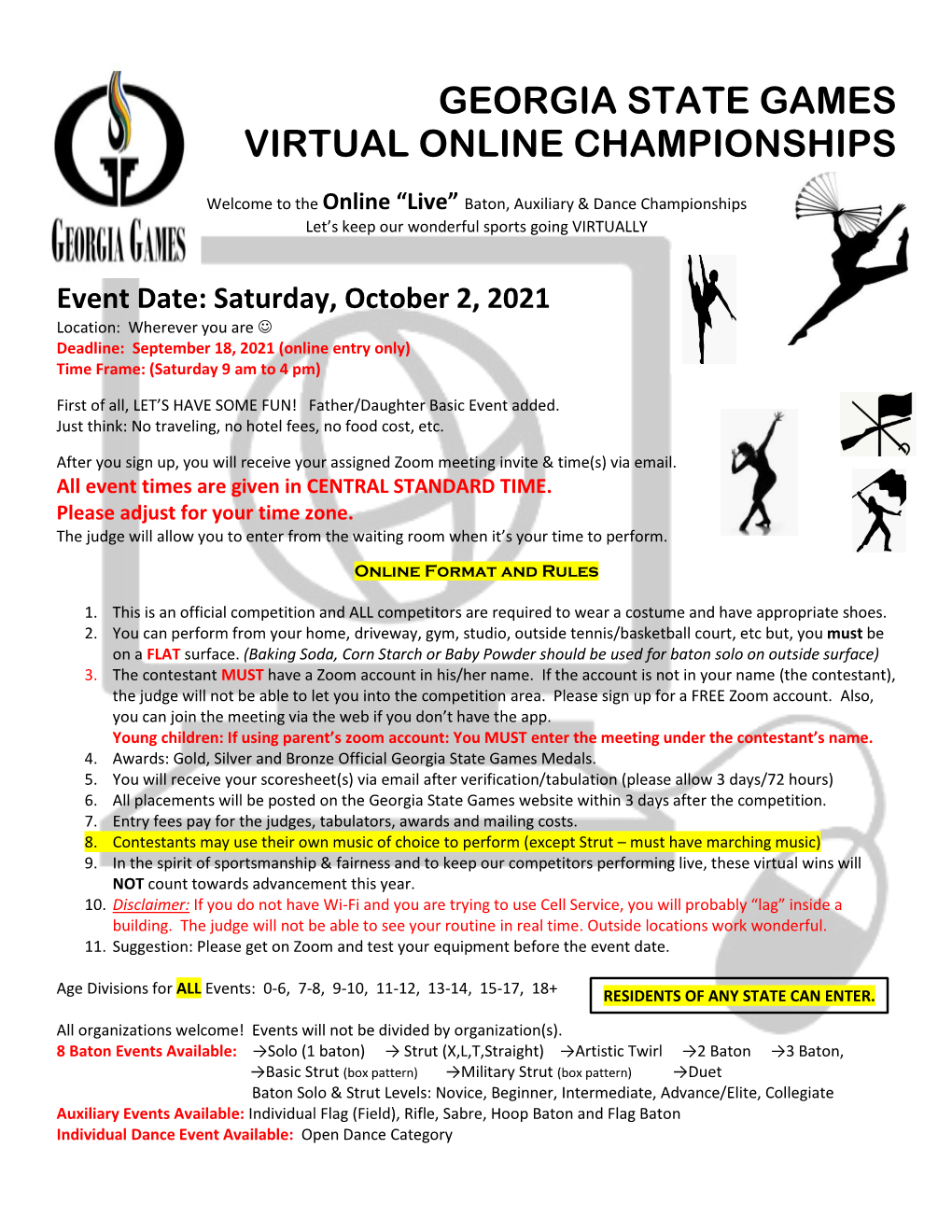 Georgia State Games Virtual Online Championships