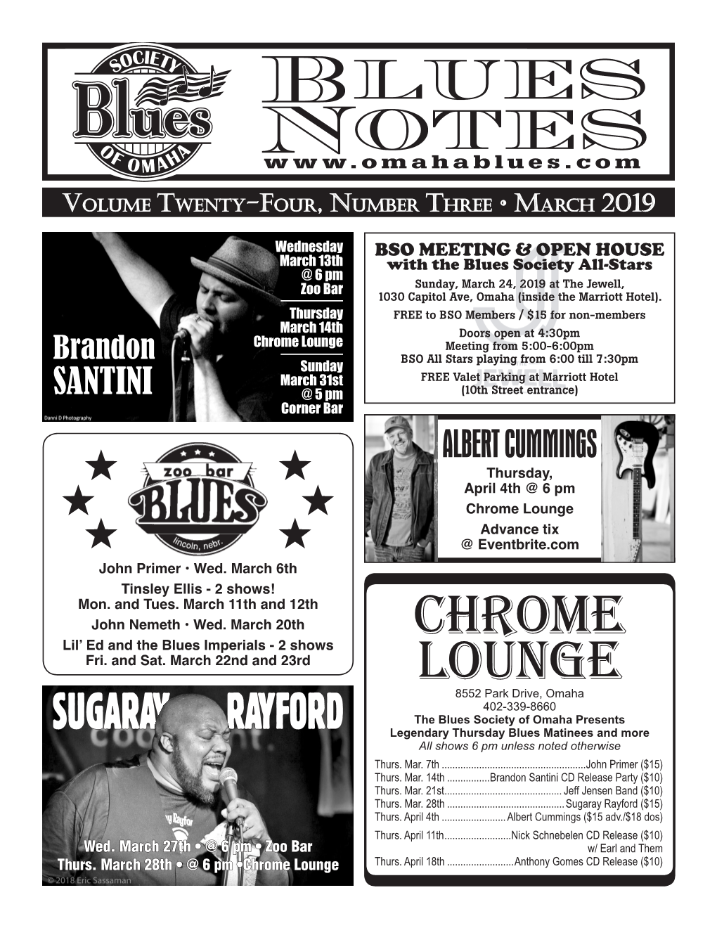 Blues Notes March 2019