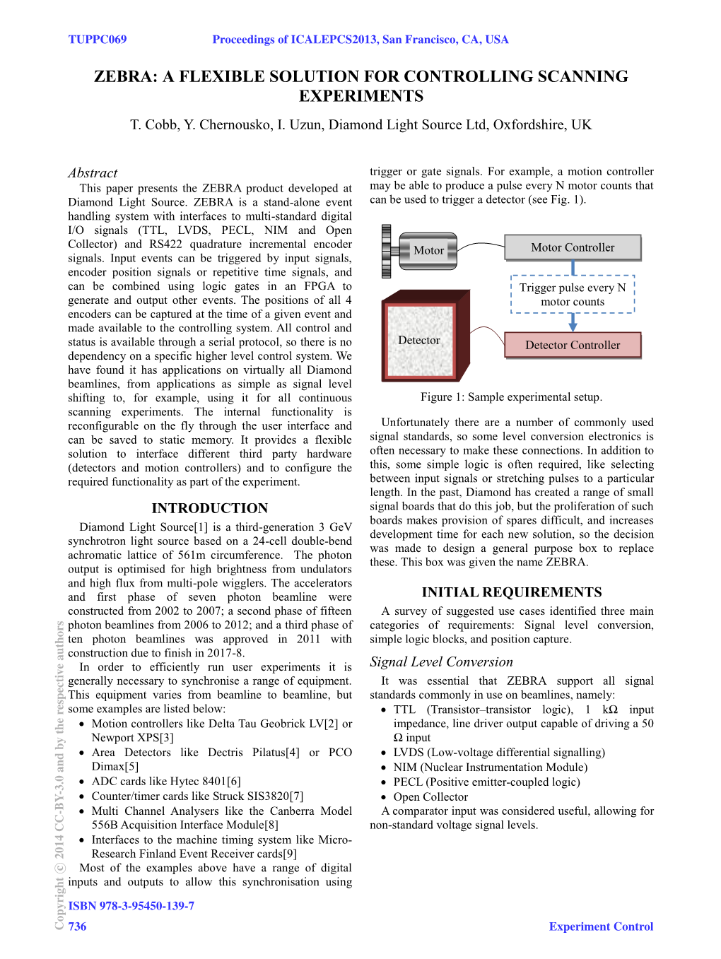 Zebra: a Flexible Solution for Controlling Scanning Experiments T