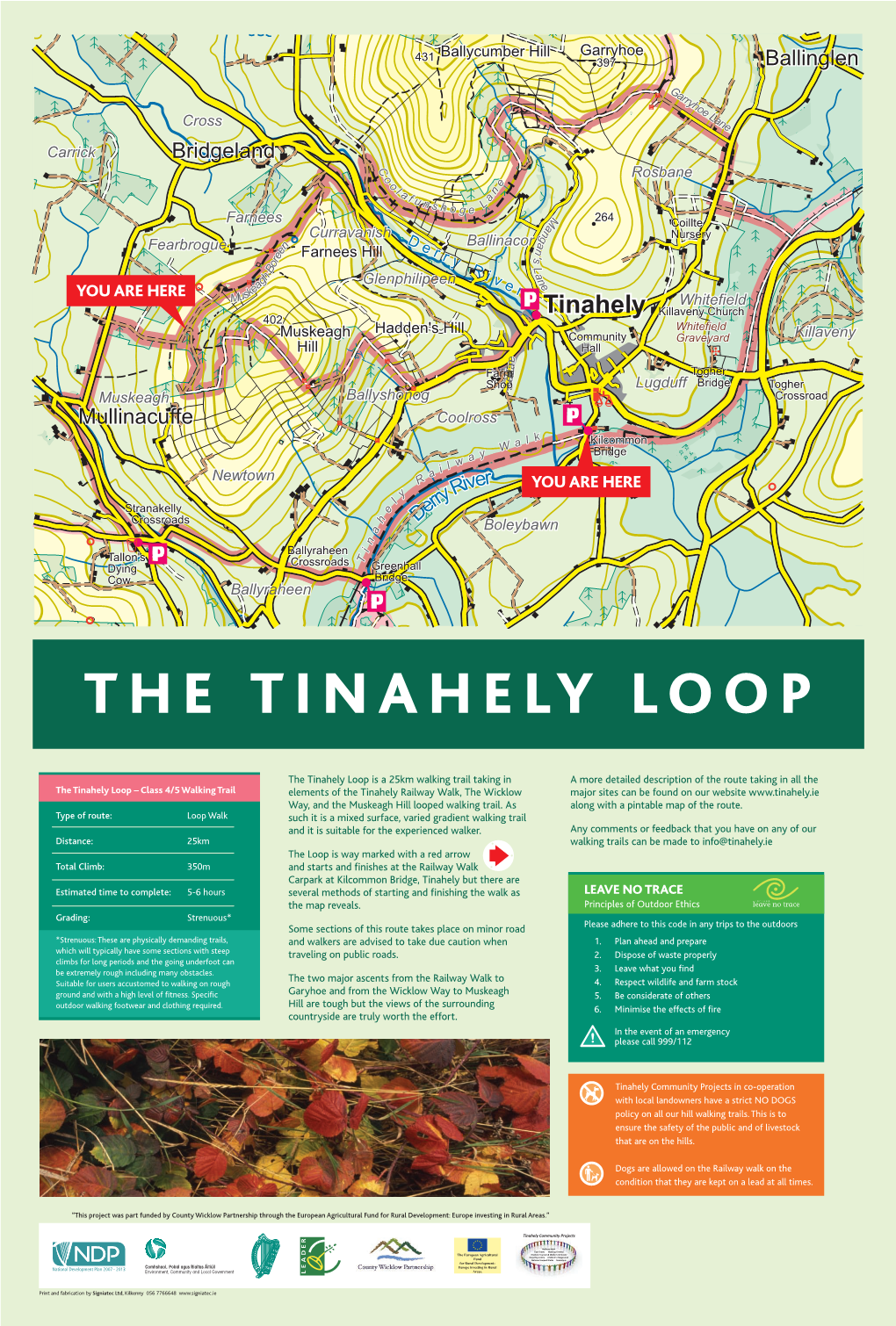 Tinahely Loop Info Board VIS 2