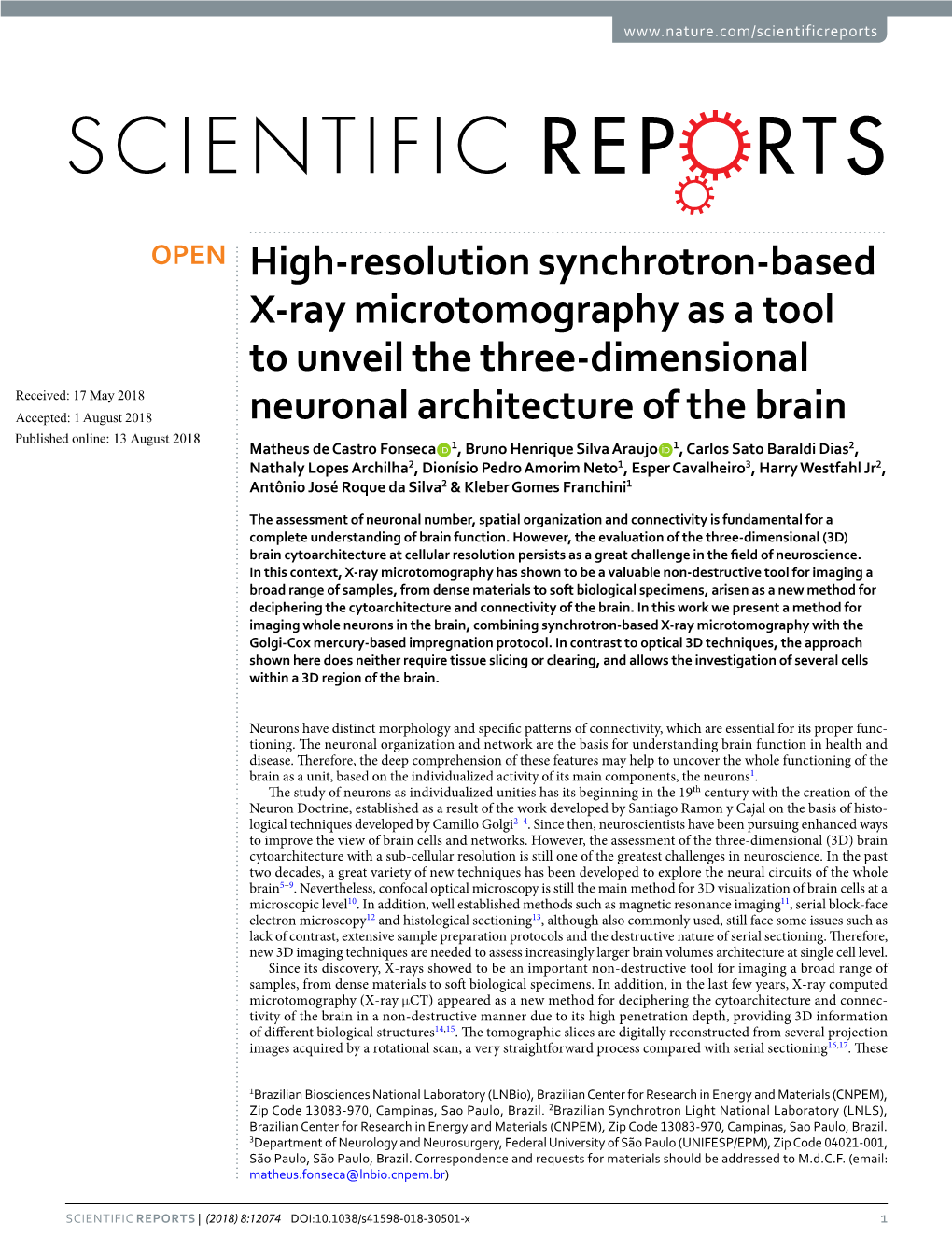 High-Resolution Synchrotron-Based X-Ray Microtomography As a Tool To
