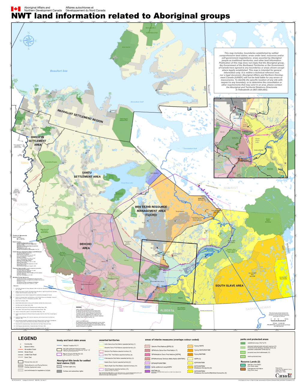 NWT Land Information Related to Aboriginal Groups