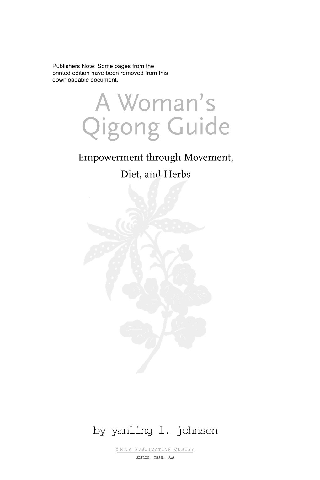 A Woman's Qigong Guide