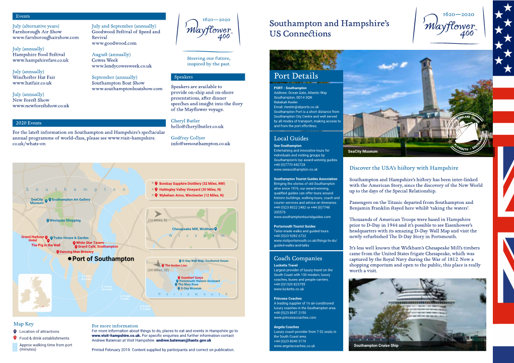 Southampton and Hampshire's US Connections