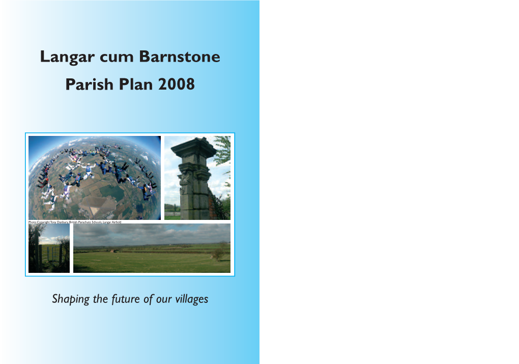 Parish Plan 2008 Langar Cum Barnstone