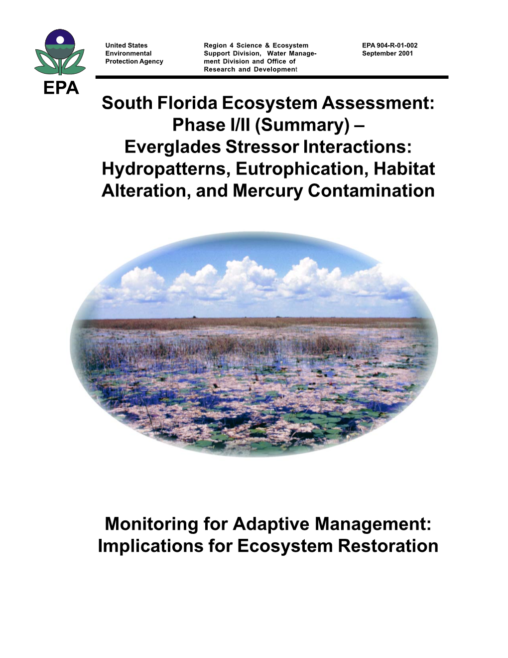 South Florida Ecosystem Assessment