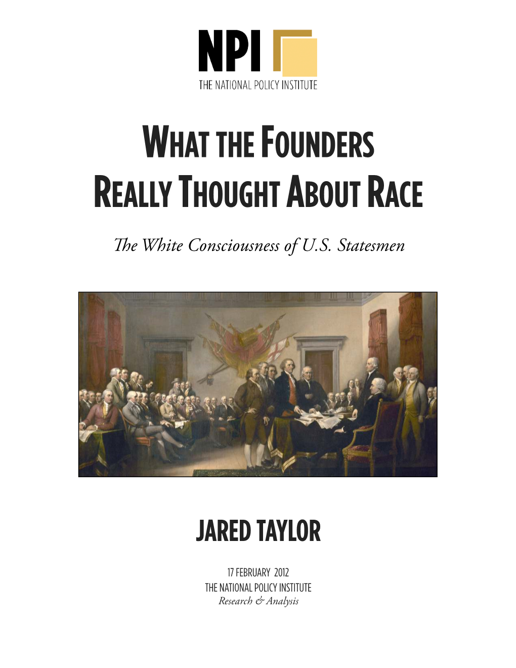 What the Founders Really Thought About Race