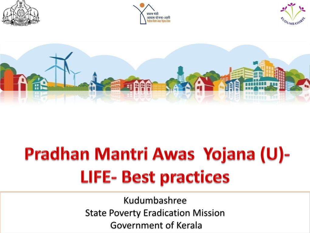 Kudumbashree State Poverty Eradication Mission Government of Kerala Best Practices
