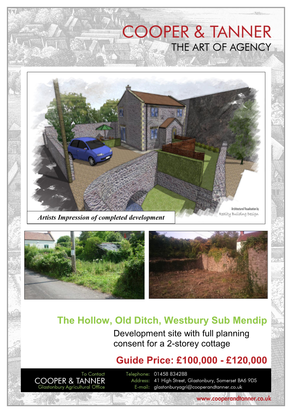 The Hollow, Old Ditch, Westbury Sub Mendip Guide Price