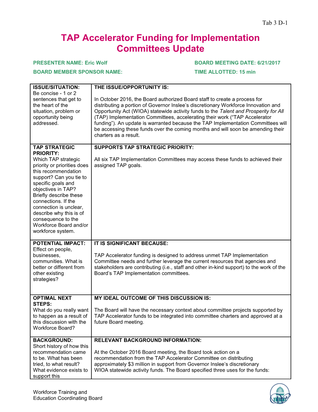 Tec Issue Worksheet s1