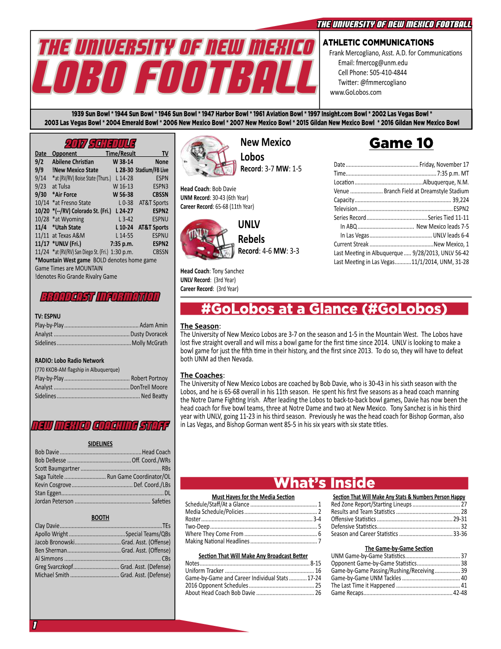 Lobo Football