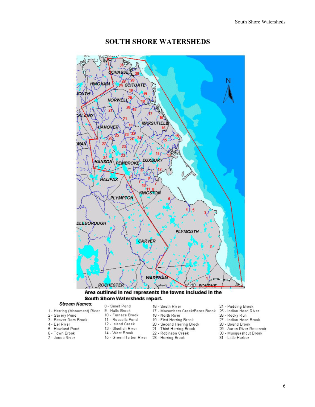 South Shore Watersheds