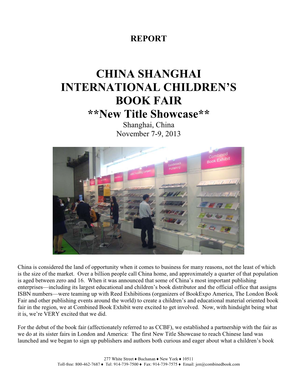 China Shanghai International Children's Book Fair