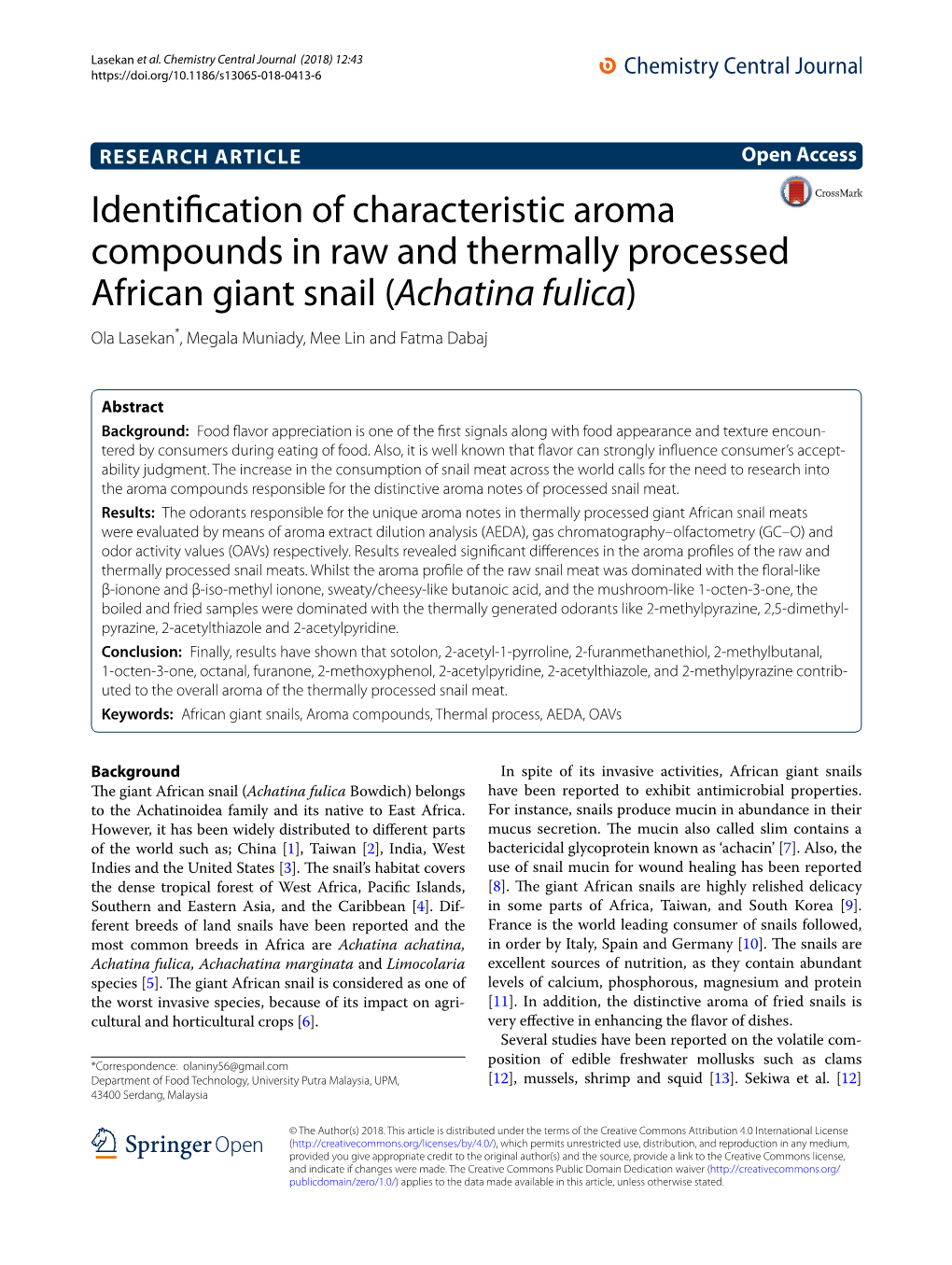 Identification of Characteristic Aroma Compounds in Raw and Thermally